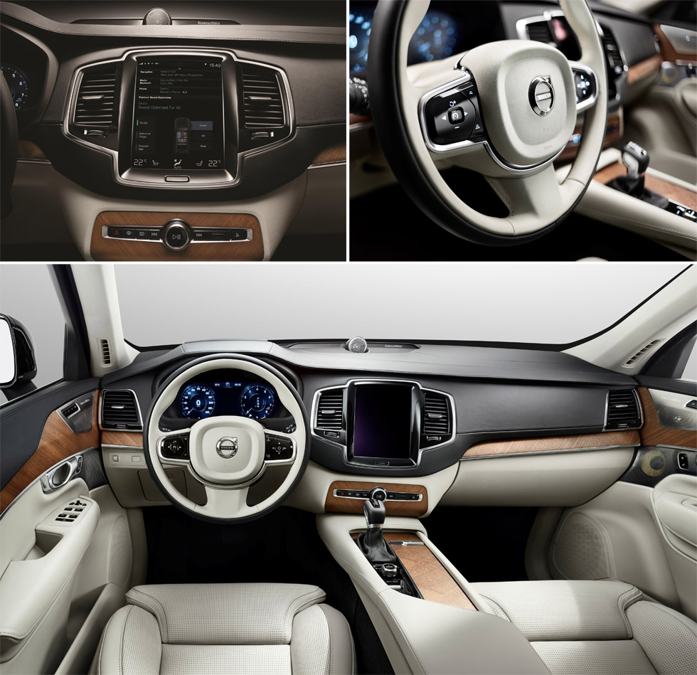 Интерьер Volvo XC90 2015