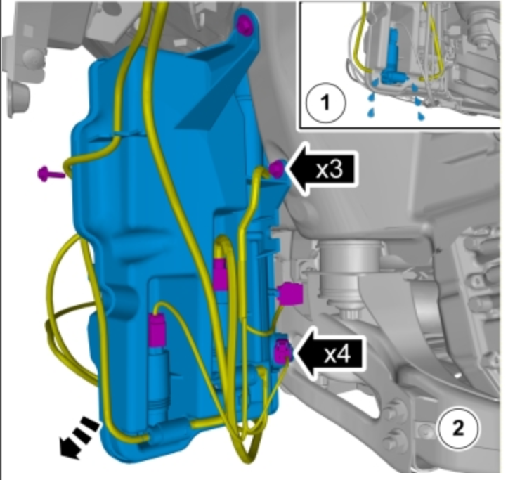 Не работает омыватель фар volvo xc70